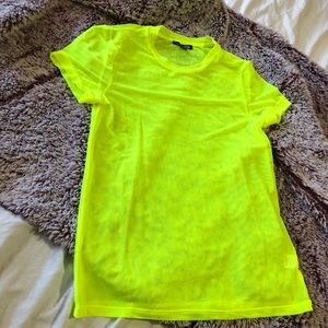 ❗️(SOLD off of Poshmark) ❗️Neon mesh top